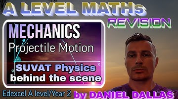 A Level MECHANICS Projectiles SUVAT with resolution of vectors | Physics of projectile motion