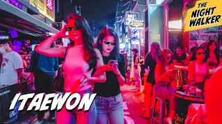 🇰🇷 이태원 ITAEWON Walk after Summer Rain ☔☔ with Hot Girls \& Boys - Seoul Korea [4K60]