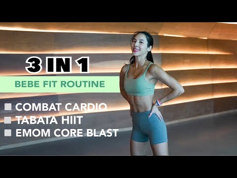 3in1รวมมิตร COMBAT CARDIO, TABATA HIIT, EMOM CORE BLAST!!