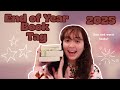 end of year book tag 🏷️ 📚