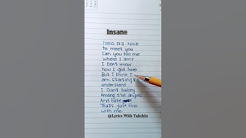 Thumbnail of Black GrphyOn & Baasik - Insane (Lyrics)