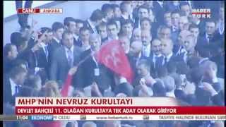 Devlet Bahçeli̇ Kurultay Salonuna Gi̇ri̇ş Yapti