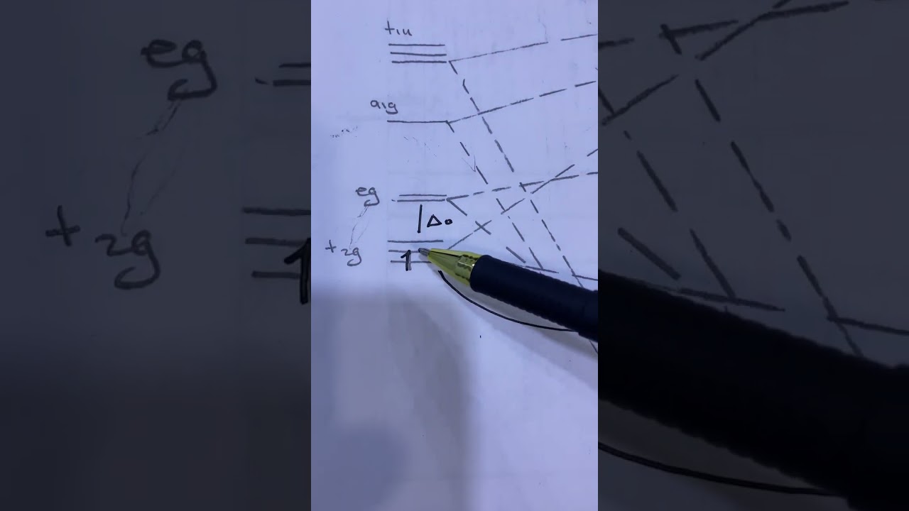 رسم مخطط MOT وتوضيح تآصر سيكما  وبأي لليكلندات الواهبة