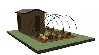 Green House Flyover with stucco