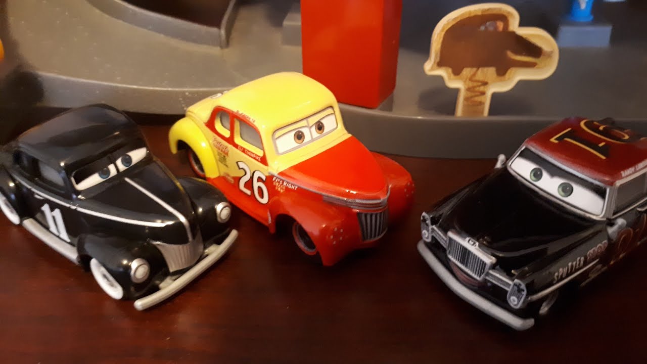 Mattel Disney Cars 2020: Heyday Junior Moon, Eli Turnpike & Randy