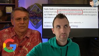 Evolution Denier Tries to Debunk Google!