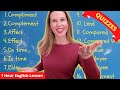 1 HOUR ENGLISH LESSON - ADVANCED ENGLISH VOCABULARY (Confusing English Words)