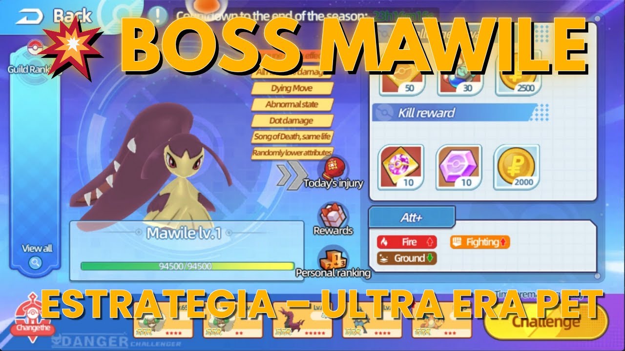 Guía: Derrota al Boss Mawile 💥 | Ultra Era Pet