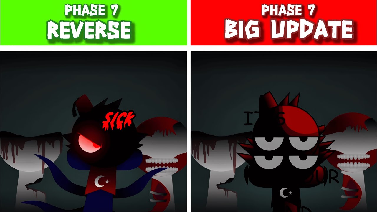 Incredibox Sprunki Phasae 7 Remastered (New Update) VS Phase 7 Reverse 3.0