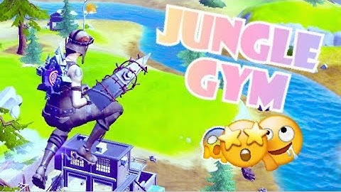 how to make JUNGLE GYMS in season 3 (fortnite)