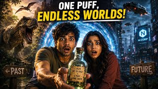 They Found a Time Travel Bottle... Every Puff Sent Them to a Different Era | Movie Explained