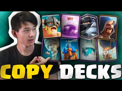 Copying My Opponent's BAD Decks in Clash Royale…