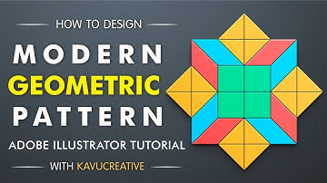 How to Design a Modern Geometric Pattern in Adobe Illustrator | Step-by-Step Tutorial