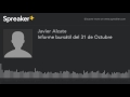 Informe bursátil del 31 de Octubre (hecho con Spreaker)