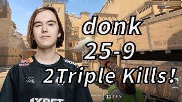 CS2 donk POV Faceit Mirage (25-9) | 24/07/21 #cs2 #demo