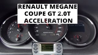 Renault Megane Coupe GT 2.0 T 220 hp - acceleration 0-100 km/h