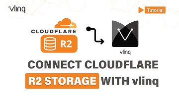 How to Connect Cloudflare R2 Storage with vlinq store.