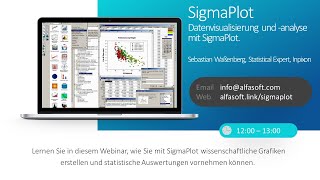 SigmaPlot - Datenvisualisierung und -analyse mit SigmaPlot (Alfasoft Online Demo Day 2022)