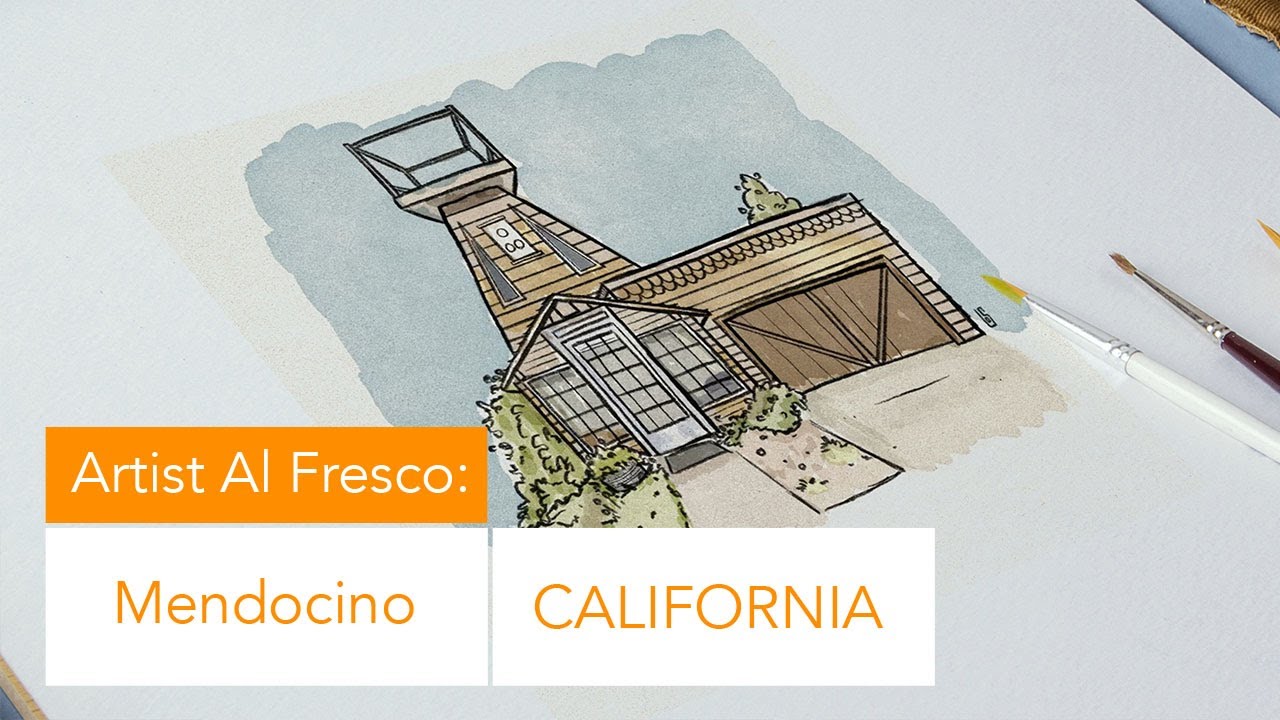 Artist Al Fresco: Mendocino, CA