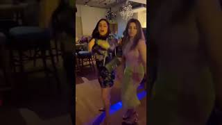 Shraddha Aryawith Neha Adhvik Dance Celebrate Shivangi Joshi Birthday Party