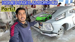 The Silver Shark | Modified Honda Civic into Lamborghini | SuperCar Replica | Part - 1 | MAGNETO11