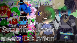 Security breach meets CC Afton (GlamMike AU) (not original?)