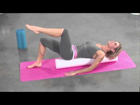 Foam Roller Alternating Leg Lifts - YouTube