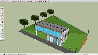 Architectural Modelling - Shipping Container Building