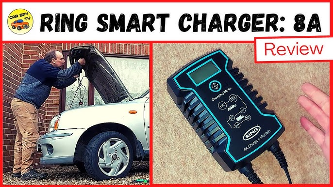 Smart Chargeur de batterie 12 - 24V 8A 150Ah Chargeur de batterie de  voiture ajghhah72