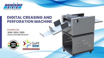 Digital Creasing and Perforation Machine | 2 in 1 Model 📱09555086767  | Paper Creasing Machine Demo