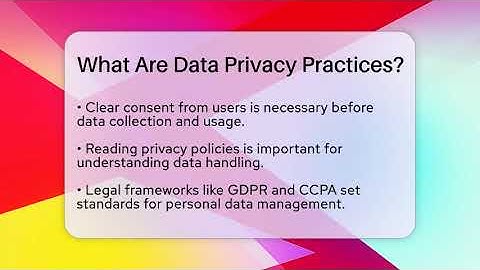What Are Data Privacy Practices? - Everyday-Networking