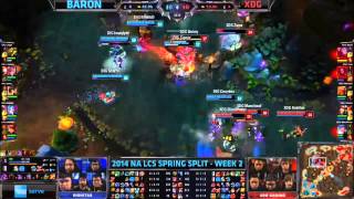 LCS 2014 NA Spring - DiG vs XDG - VI Crumbzz Steal Baron