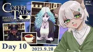 【#CoffeeTalk 2】#10 第10夜！タイヤパンクお化けの正体は！？リオナの夢は叶う？【#Vtuber】#コーヒートーク