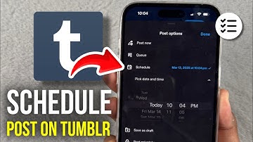How to Schedule A Post on Tumblr - 2025