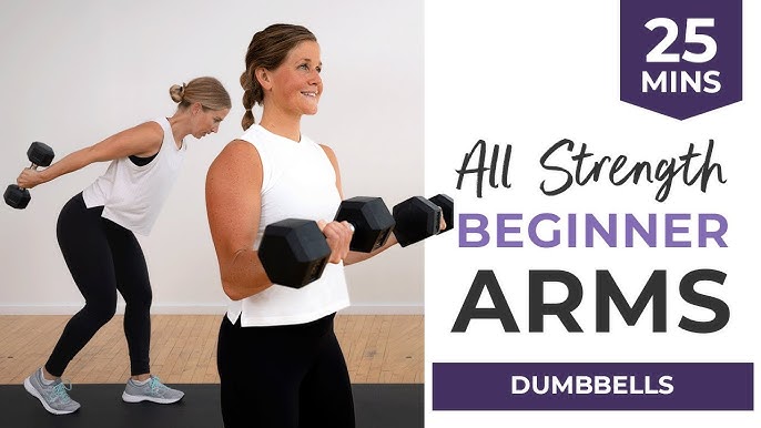 25-Minute BACK + ARMS Workout with Dumbbells (Build BACK Strength At Home)  