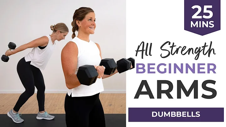 25-Minute Beginner Arm Workout (At Home, Dumbbells Only)