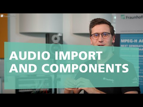MPEG-H Authoring Suite - Authoring Tool: Audio Import and Components