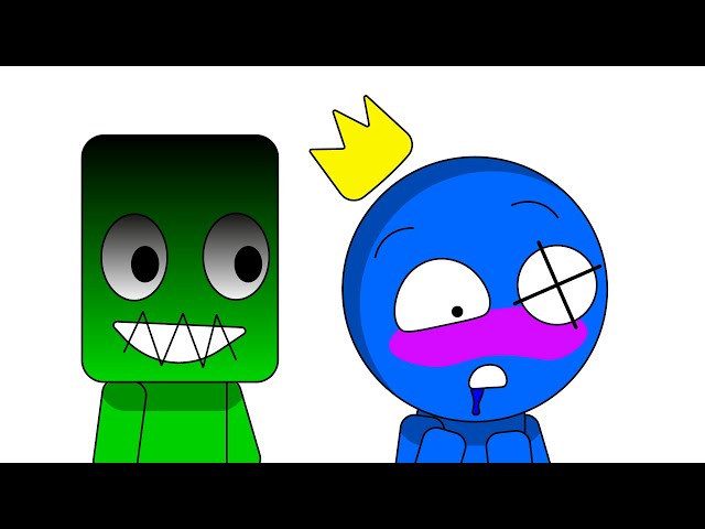 What did BLUE DO WITH GREEN?!  Rainbow Friends react to meme - Rainbow  Friends Animations Roblox 