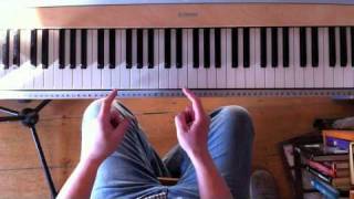 Advanced blues piano tutorial - playing blues in E chords