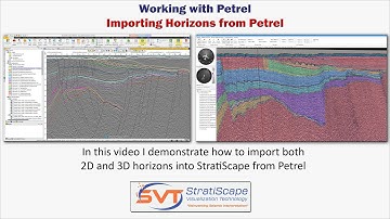 Importing Horizons from Petrel