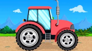 Tractor, Formation And Uses, Car Cartoon Video For Children