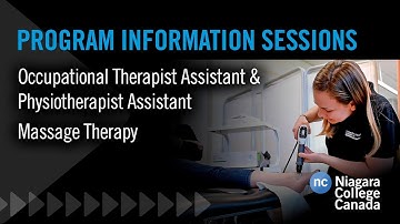 Occupational Therapist Assistant & Physiotherapist Assistant and Massage Therapy programs.