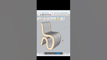 SKETCHUP TUTORIAL / MAKING COMPLEX CHAIR / SKETCHPLUS PLUGIN