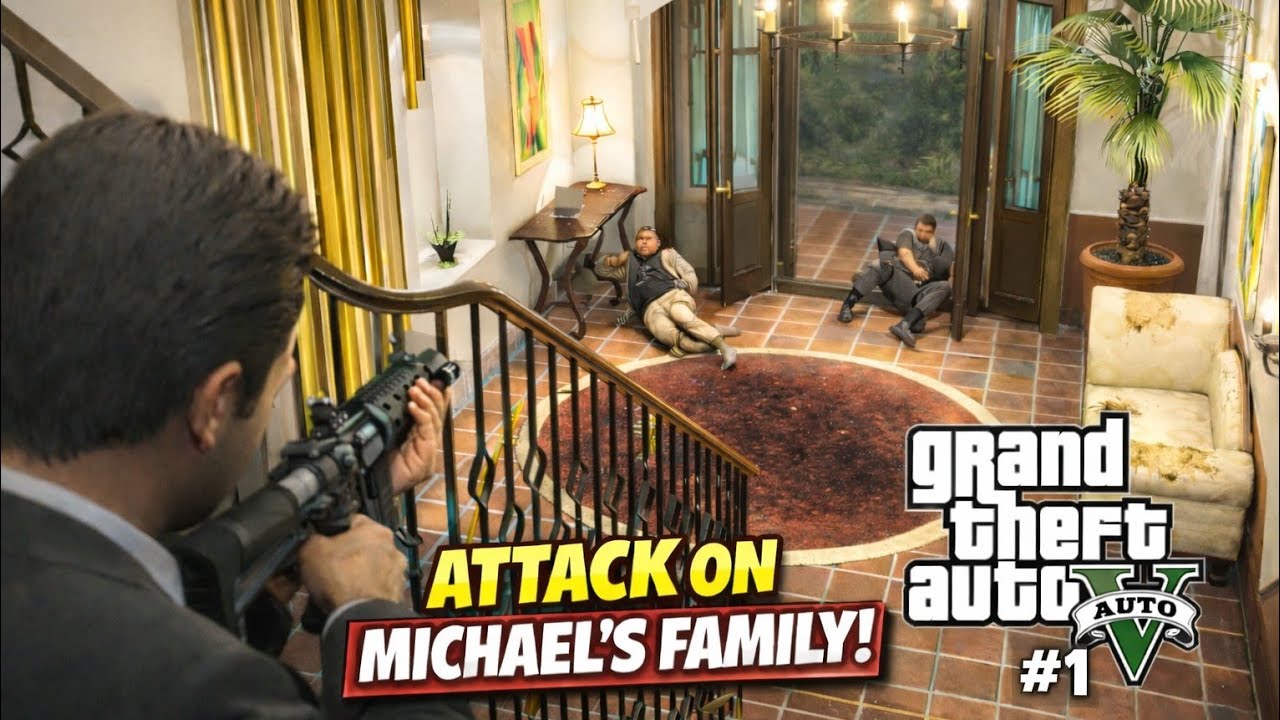 Micheal's family in danger | gta 5 gameplay | hindi gameplay | #1 