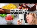 INCREÍBLES RECETAS CON SOLO 2 INGREDIENTES. MAIRE VS EL INTERNET