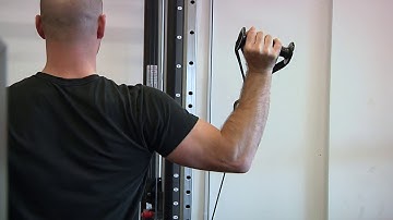 Shoulders - External Rotation - Arm Abducted in Front - Low Pulley | BBCT Demos