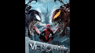 Сделал крутой постер на стену VENOM -SPIDER MAN!