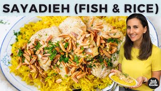 AUTHENTIC Sayadiyeh (Lebanese Fish & Rice)