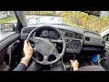 1994 Volkswagen Golf Mk3 [1.4 60HP] | POV Test Drive #959 Joe Black