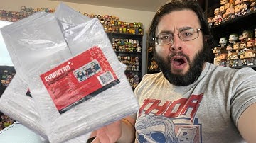 I WAS SENT 100 FUNKO POP PROTECTORS OF DIFFERENT SIZES!!! | EVORETRO | REVIEW